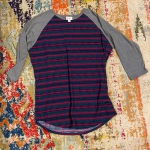 LulaRoe large 3/4 sleeve